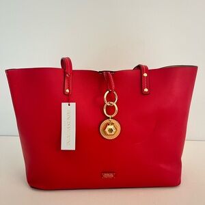 Frances Valentine Trixie Red Shiny Nappa Leather Bag